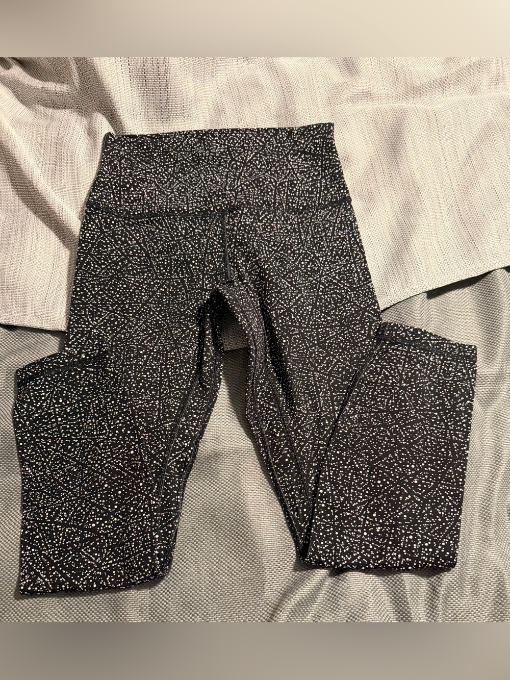 Lululemon Align Pant II 25" -Night View White Black
